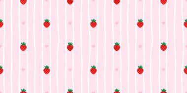 Sevimli, pürüzsüz, kalp aksanlı pembe bir arka plan. Duvar kağıdı, masa örtüsü baskısı ve Kawaii yaz tasarımları için ideal..