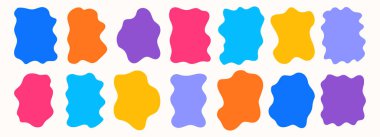 Dalgalı organik dikdörtgen, kıvrımlı çerçeveler, kabarcıklar ve yumuşak kıvrımlı şekiller. Modern kartlar, metin vurguları ve yaratıcı düzenler için uygundur.