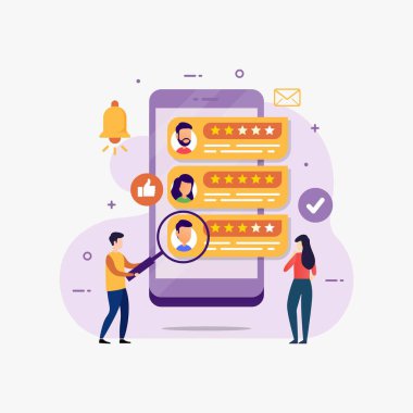 İş için en iyi adayı seçmek için işe alım süreci. İnsan kaynakları yönetimi yeni çalışan vektör illüstrasyonunu işe alıyor