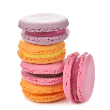 renkli macaroons yakın çekim