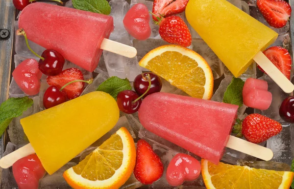 Zumo de fruta congelado — Foto de Stock