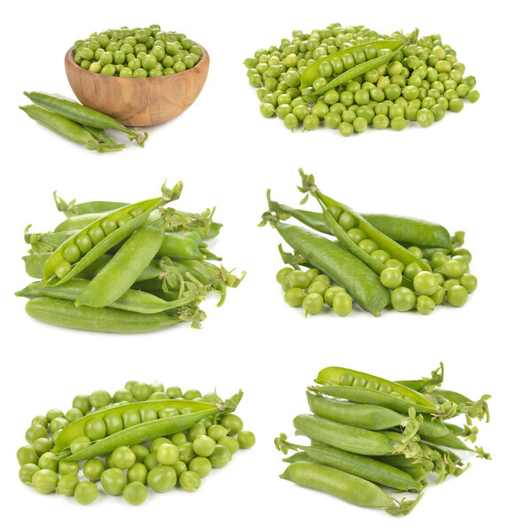 Свежий зеленый горох
