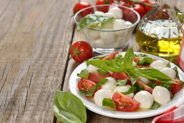 Italiaanse capresesalade — Stockfoto