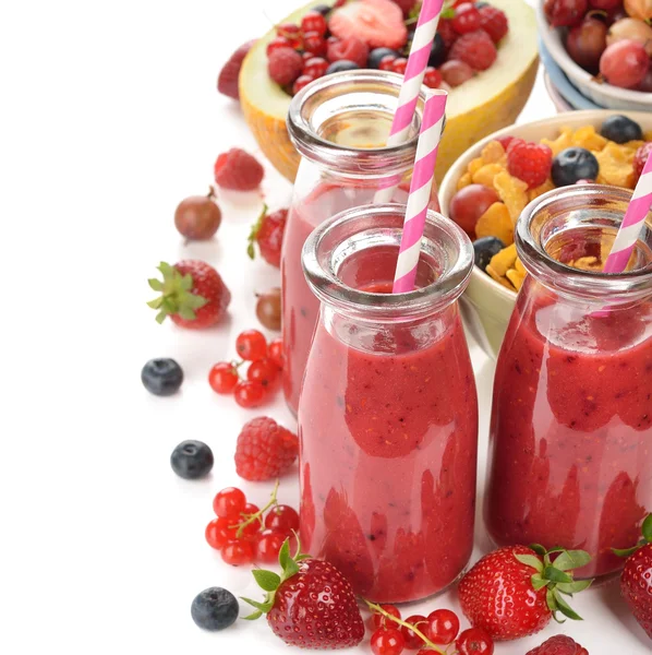 Berry smoothie z bliska — Zdjęcie stockowe