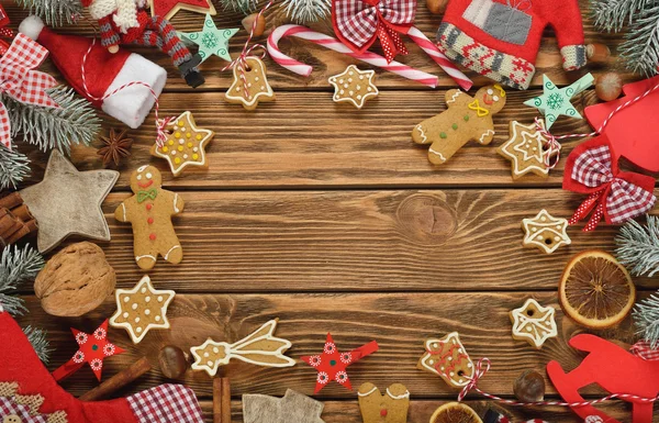 Different Christmas decorations — Stock Photo, Image