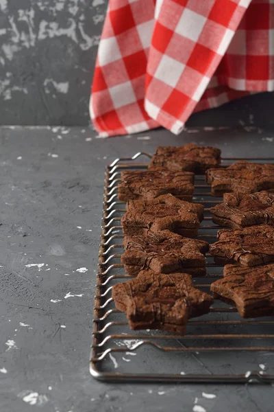 Biscotti al cioccolato da vicino — Foto Stock