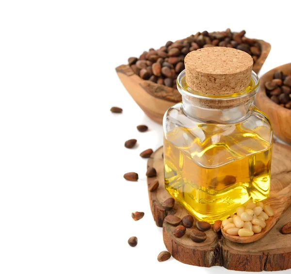 Pine nut oil — Stock Photo, Image