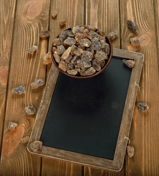 Caramelized sugar in a bowl — Stock Photo, Image