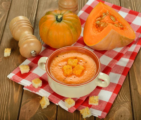 Гарбузовий суп — стокове фото