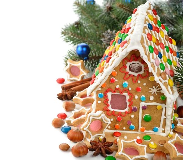 Weihnachten Lebkuchenhaus — Stockfoto