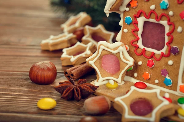 Weihnachten Lebkuchenhaus — Stockfoto