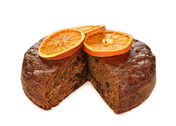 Christmas fruit cake — Stock Photo, Image