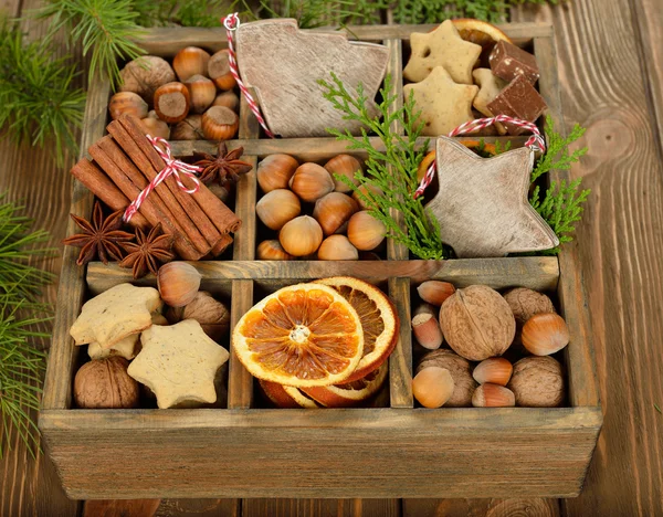 Christmas ingredients — Stock Photo, Image