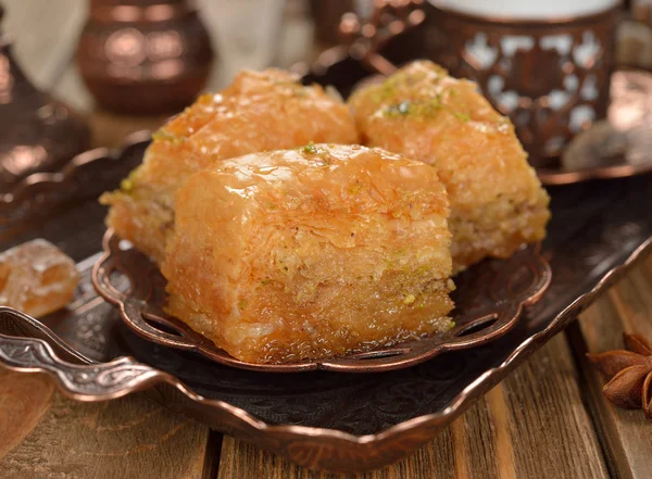 Turkish baklava — Stock Photo, Image