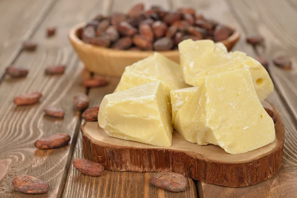 Natural cocoa butter — Stock Photo, Image