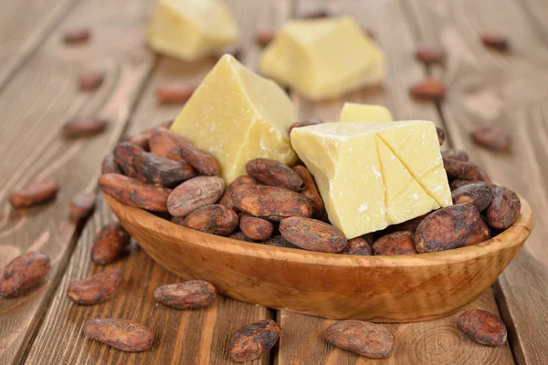 Natuurlijke cacao boter — Stockfoto