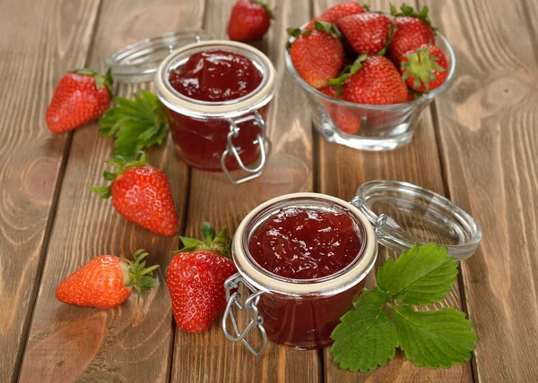 Strawberry jam — Stock Photo, Image