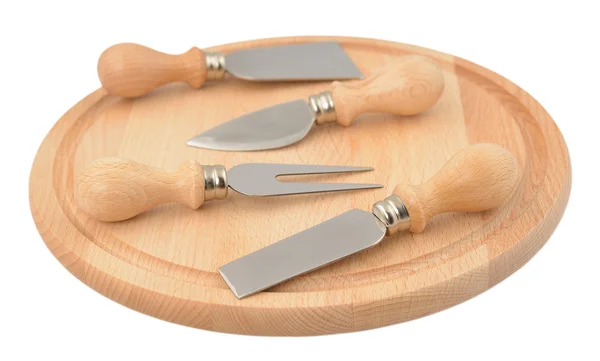 Set various cheese knives — Stock Photo, Image