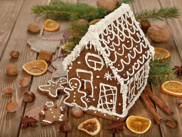 Weihnachten Lebkuchenhaus — Stockfoto