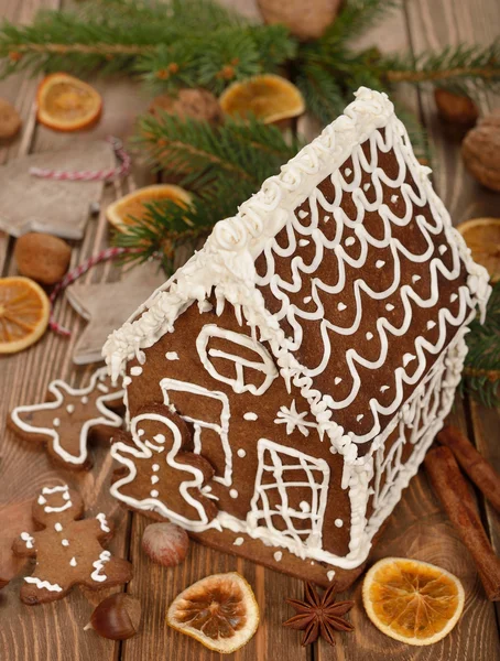 Weihnachten Lebkuchenhaus — Stockfoto