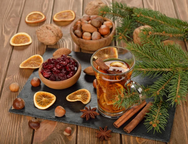 Christmas mulled wine — Stock Photo, Image