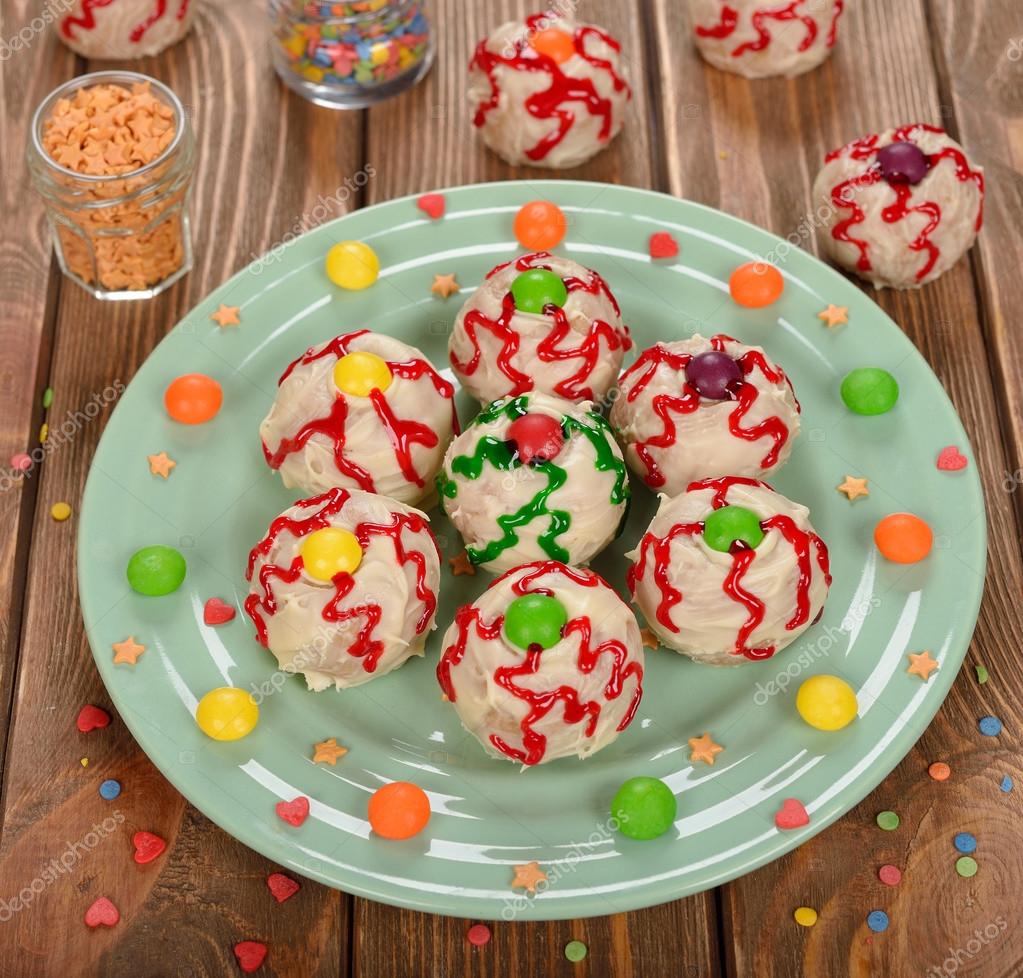 Lustige Kuchen Zu Halloween Stockfoto C Olyina 83537998