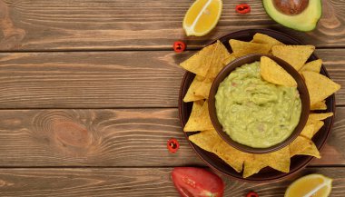 Guacamole Mısır cips ile