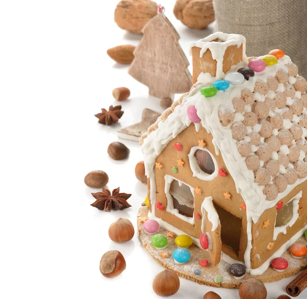 Weihnachten Lebkuchenhaus — Stockfoto