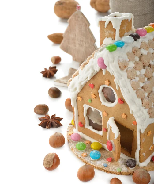 Weihnachten Lebkuchenhaus — Stockfoto