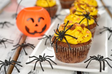 Cadılar Bayramı için cupcakes