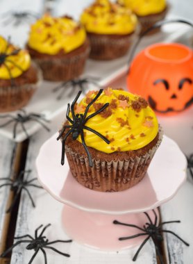 Cadılar Bayramı için cupcakes