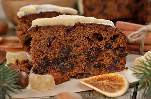 Torta di Natale tradizionale — Foto Stock