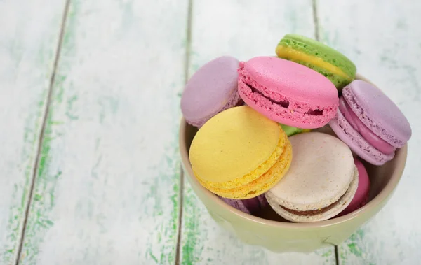 Galletas de macarrones de cerca — Foto de Stock