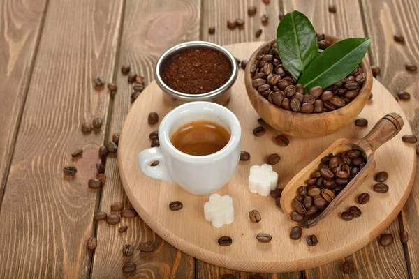 Espresso i kawa — Zdjęcie stockowe