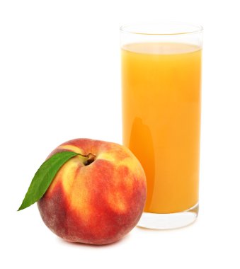 Şeftali suyu (izole ile cam)