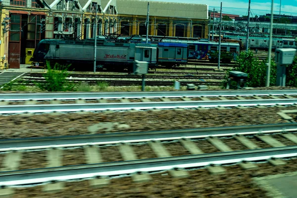 Bologna Italien Juni 2018 Der Bahnhof Bologna Italien — Stockfoto