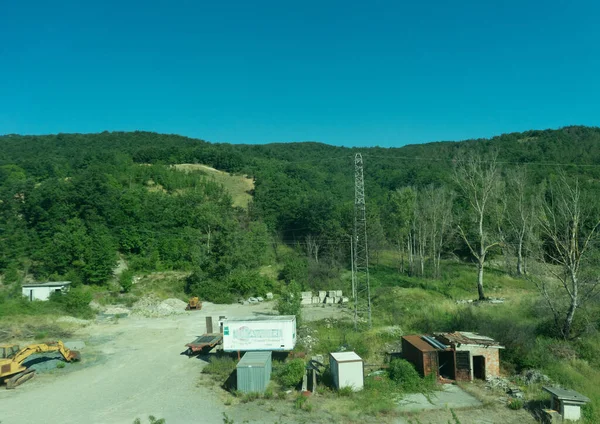 Talya Haziran 2018 Avalieri Konteynırı Talya Bir Kamyonda — Stok fotoğraf