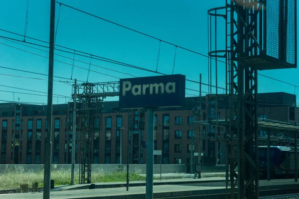 Parma Italy June 2018 Parma Railway Station Italy — Stock Photo, Image