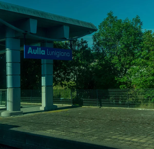 Aulla Lunigiana Italy June 2018 Aulla Lunigiana Railway Station Italy — 图库照片