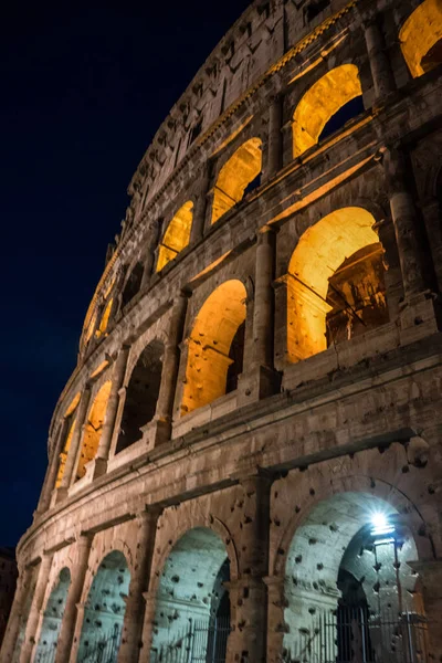 Nuit Grand Colisée Romain Colisée Colisée Aussi Connu Comme Amphithéâtre — Photo