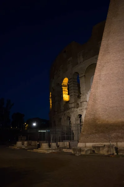 Notte Grande Colosseo Romano Colosseo Colosseo Noto Anche Come Anfiteatro — Foto Stock