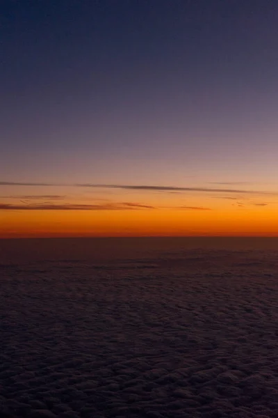Нідерланди Захід Сонця Над Хмарами — стокове фото