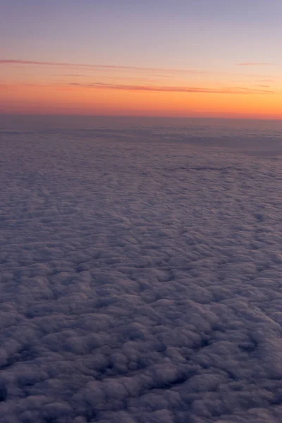 Holanda Pôr Sol Sobre Corpo Nuvens — Fotografia de Stock