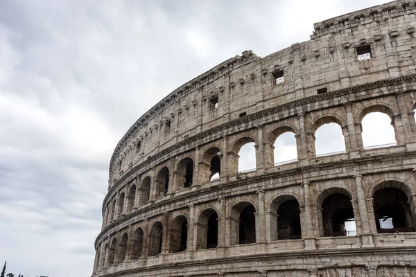 Фасад Великого Римського Колізею Coliseum Colosseo Також Відомого Амфітеатр Флавіїв — стокове фото