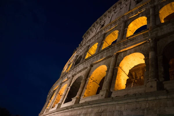 Notte Grande Colosseo Romano Colosseo Colosseo Noto Anche Come Anfiteatro — Foto Stock