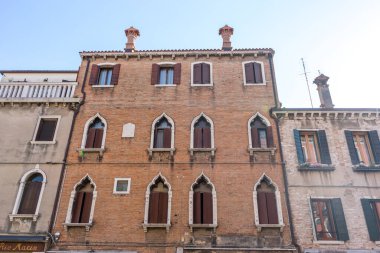 Avrupa, İtalya, Venedik, büyük tuğla bir bina