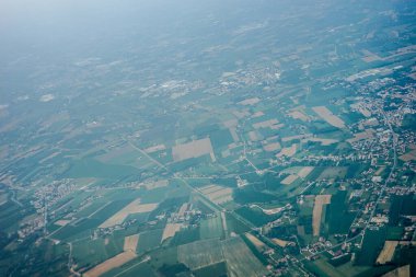 İtalya, Venedik, uçak penceresinden bakıldığında