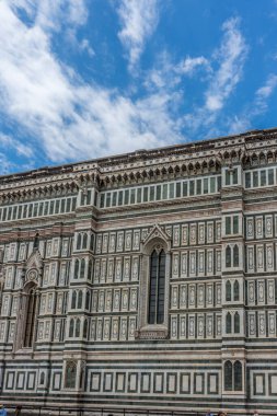 Santa Maria del Fiore Katedrali. Muhteşem Rönesans Kubbesi. Tasarımı Filippo Brunelleschi tarafından Floransa, İtalya 'da yapıldı.