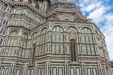 Santa Maria del Fiore Katedrali. Muhteşem Rönesans Kubbesi. Tasarımı Filippo Brunelleschi tarafından Floransa, İtalya 'da yapıldı.