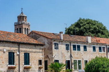 Avrupa, İtalya, Venedik, büyük tuğla bir bina